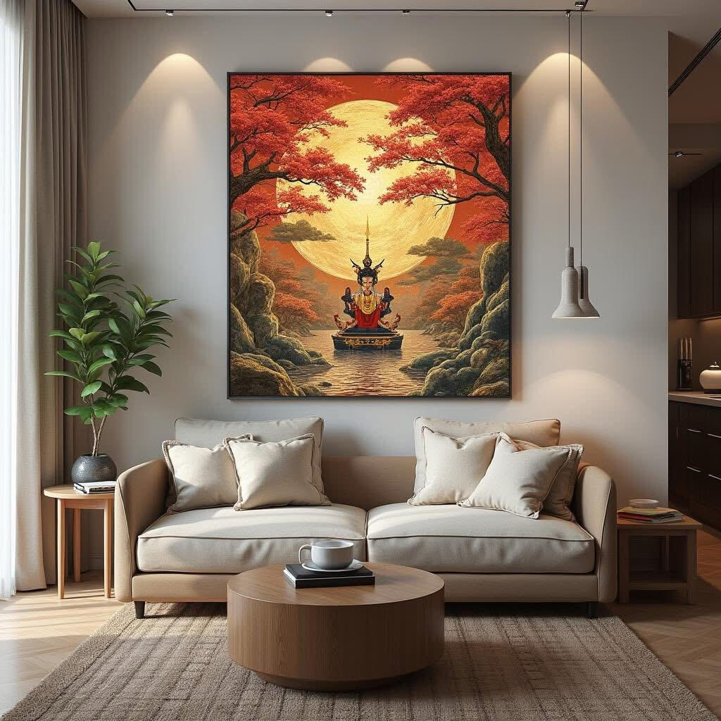 The glowing celestial energy represents clarity, higher wisdom, and spiritual guidance. Why It Matters: Invites enlightenment, clears negative vibrations, and fills the home with renewal and strength.