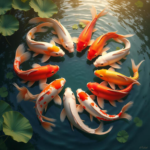 Circle of Koi Fish Koi fish symbolize wealth, perseverance, and harmony, their circular formation enhancing unity. Why It Matters: Promotes abundance, balance, and smooth flow of opportunities.
